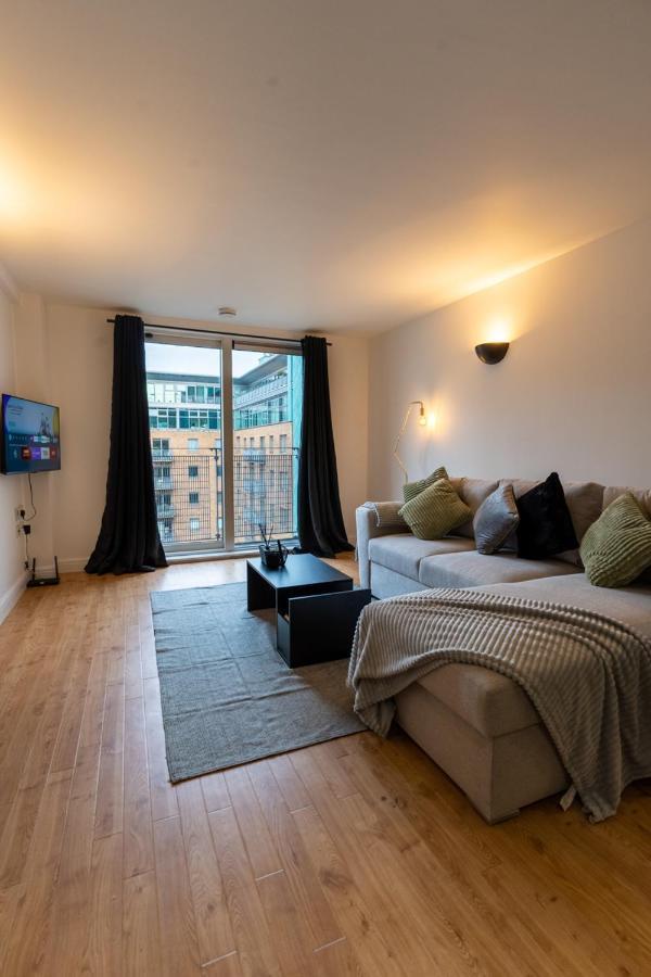 Jpg Theatre Suite - High Floor Mcr Luxe Apartment W Balcony Canal Views 맨체스터 외부 사진